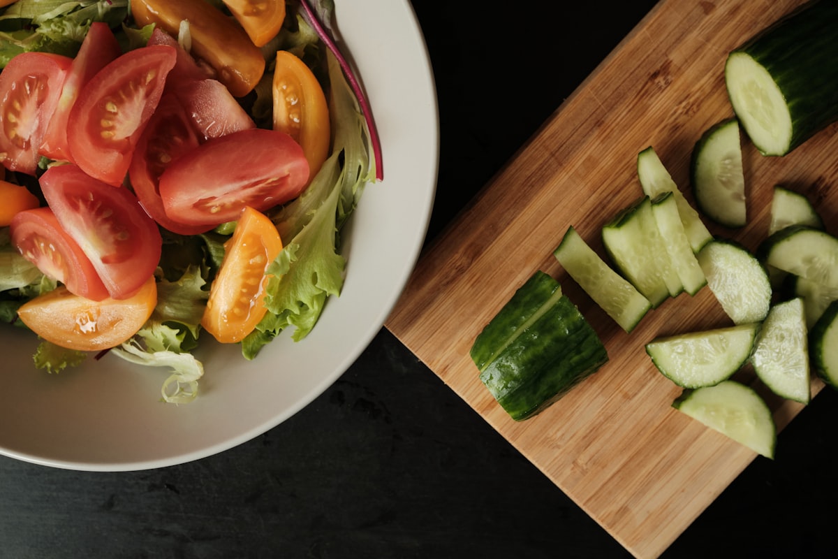 Salade verte fraîche
